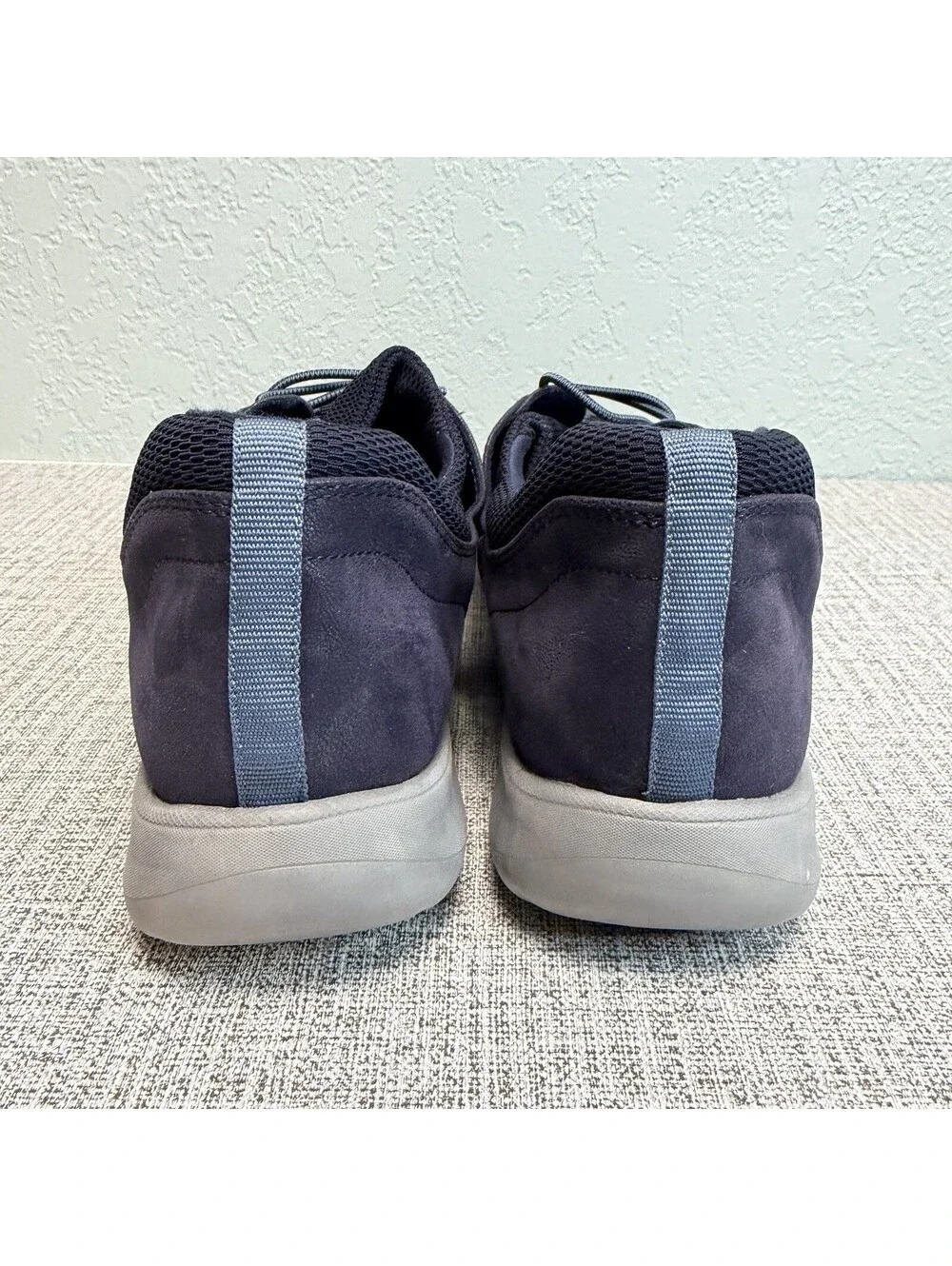 Clarks Shoes Women Sz 11 M Navy Blue Adella Stroll 28504 Lace Up Sneaker